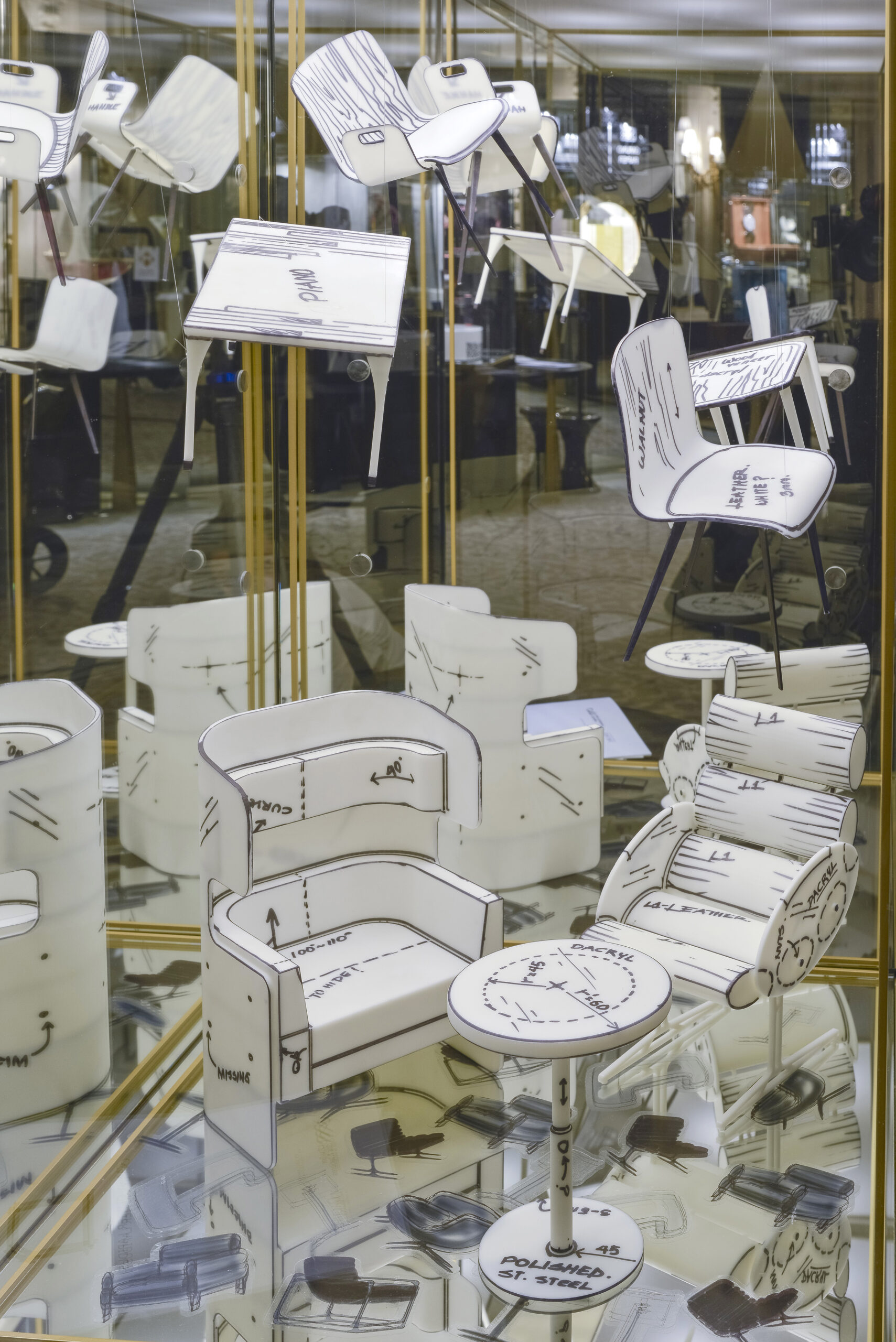 Maquette Bar éphémère CAA BY Olivier Lapidus
